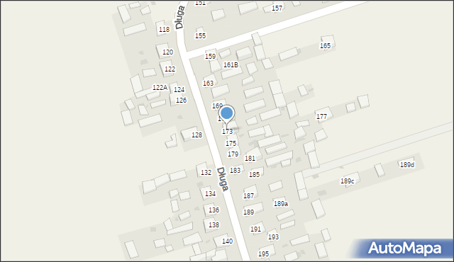 Tereszpol-Zaorenda, Długa, 173, mapa Tereszpol-Zaorenda