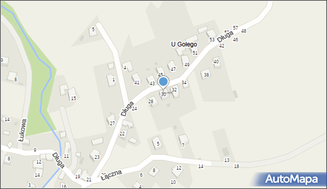 Trzebinia, Długa, 30, mapa Trzebinia