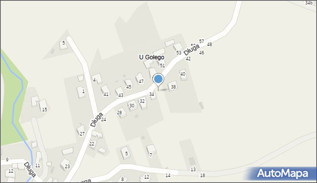 Trzebinia, Długa, 36, mapa Trzebinia