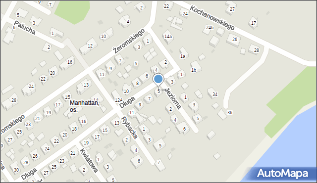 Trzemeszno, Długa, 5, mapa Trzemeszno