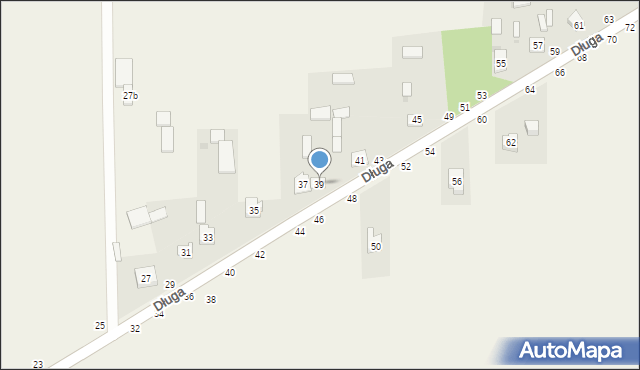 Turów, Długa, 39, mapa Turów