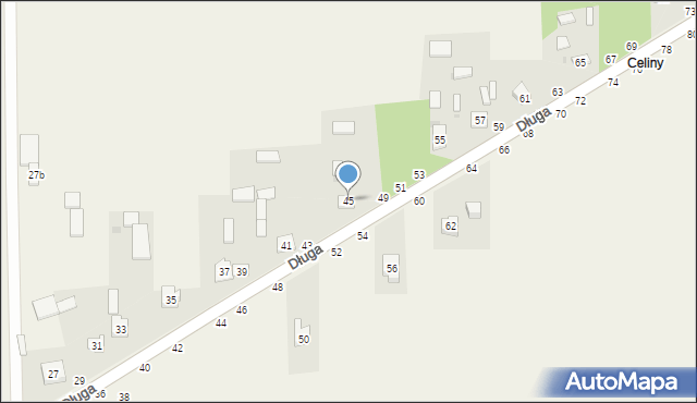 Turów, Długa, 45, mapa Turów