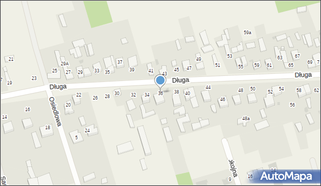 Wierzchowisko, Długa, 36, mapa Wierzchowisko