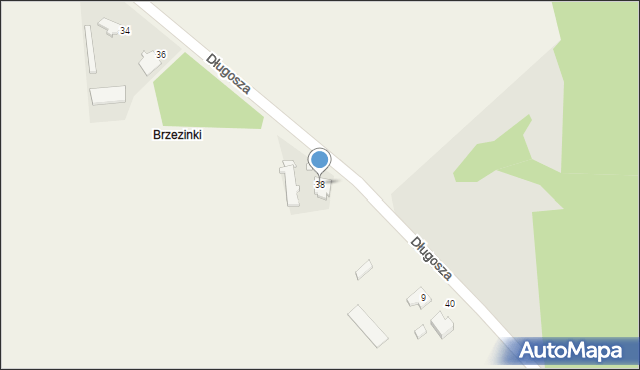 Wilkowiecko, Długosza, 38, mapa Wilkowiecko