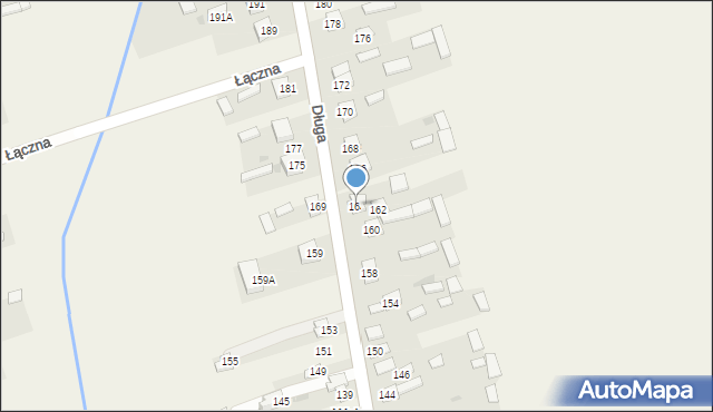 Wola Rębkowska, Długa, 164, mapa Wola Rębkowska