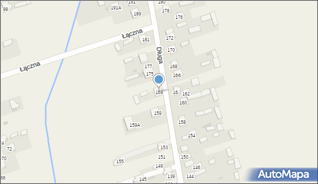 Wola Rębkowska, Długa, 169, mapa Wola Rębkowska