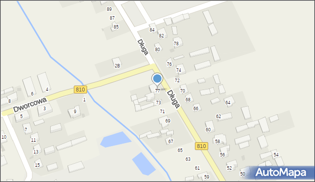 Wola Rębkowska, Długa, 77, mapa Wola Rębkowska