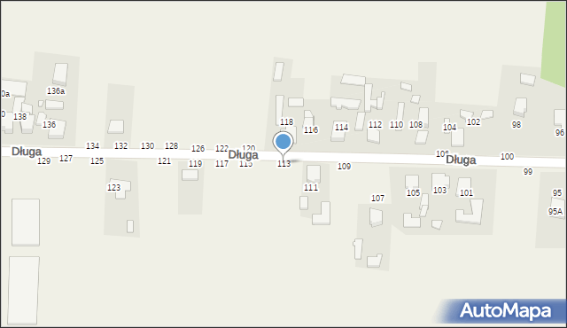 Wręczyca Mała, Długa, 113, mapa Wręczyca Mała