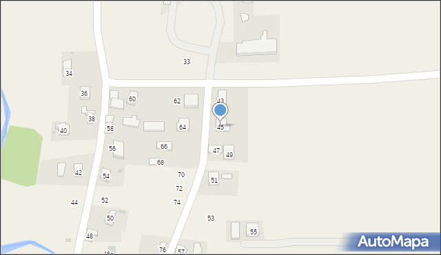 Wróblik Szlachecki, Długa, 45, mapa Wróblik Szlachecki