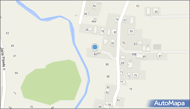 Wróblik Szlachecki, Długa, 84, mapa Wróblik Szlachecki