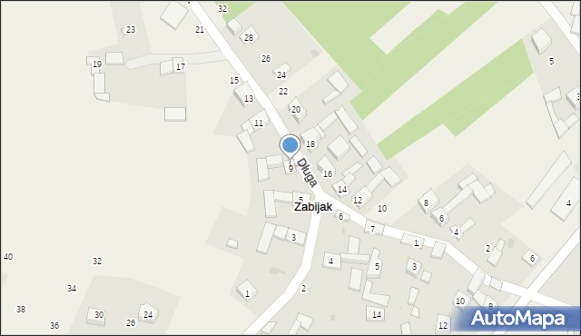 Zabijak, Długa, 9, mapa Zabijak