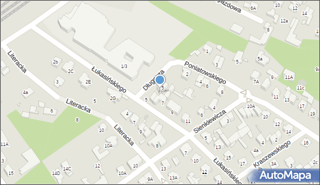 Zielonka, Długosza Jana, 7, mapa Zielonka