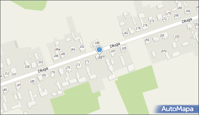 Złochowice, Długa, 169, mapa Złochowice