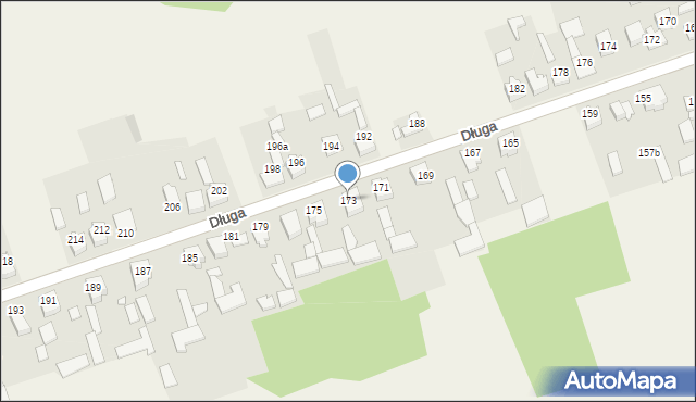 Złochowice, Długa, 173, mapa Złochowice