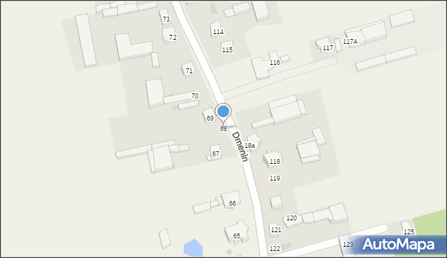 Dmenin, Dmenin, 68, mapa Dmenin