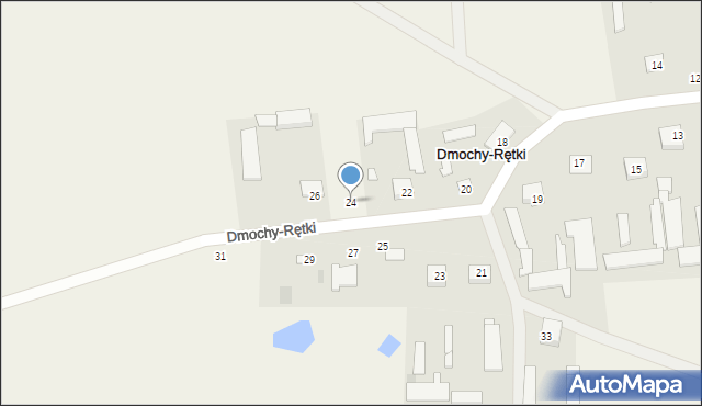 Dmochy-Rętki, Dmochy-Rętki, 24, mapa Dmochy-Rętki