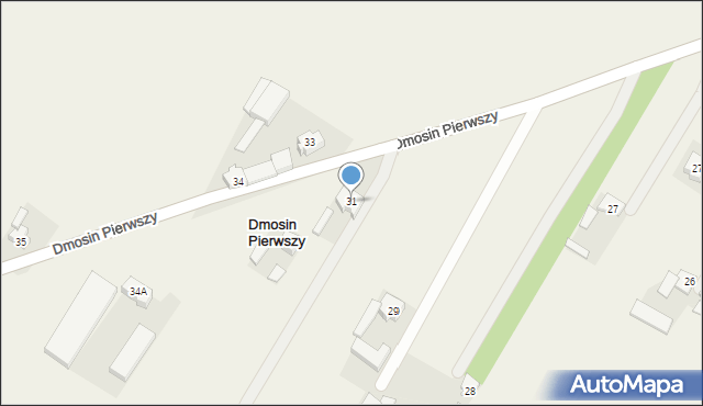 Dmosin Pierwszy, Dmosin Pierwszy, 31, mapa Dmosin Pierwszy