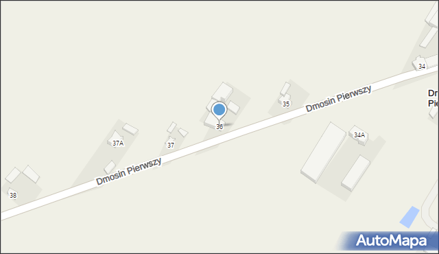 Dmosin Pierwszy, Dmosin Pierwszy, 36, mapa Dmosin Pierwszy