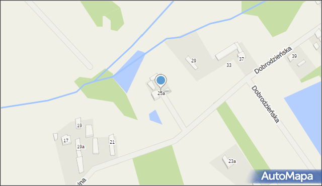 Biestrzynnik, Dobrodzieńska, 25a, mapa Biestrzynnik