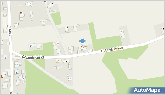 Biestrzynnik, Dobrodzieńska, 3a, mapa Biestrzynnik