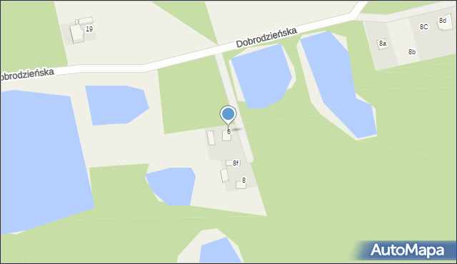 Biestrzynnik, Dobrodzieńska, 6, mapa Biestrzynnik