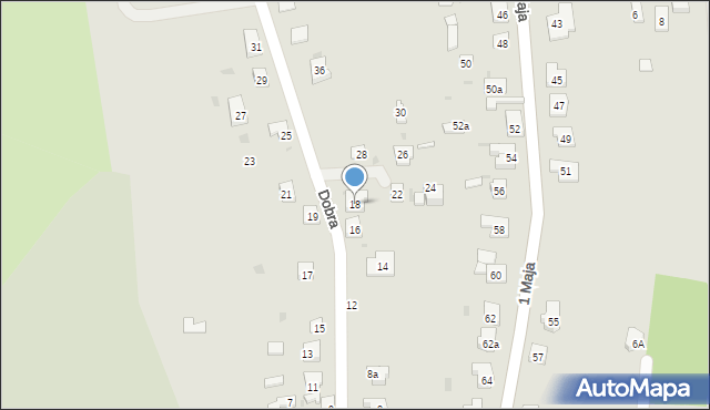 Blachownia, Dobra, 18, mapa Blachownia