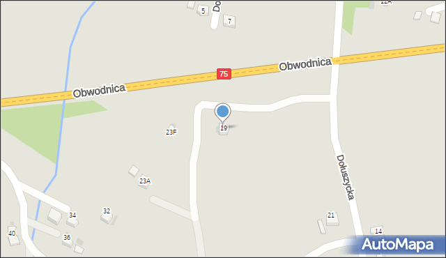 Bochnia, Dołuszycka, 19, mapa Bochni