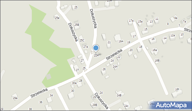 Bochnia, Dołuszycka, 22A, mapa Bochni