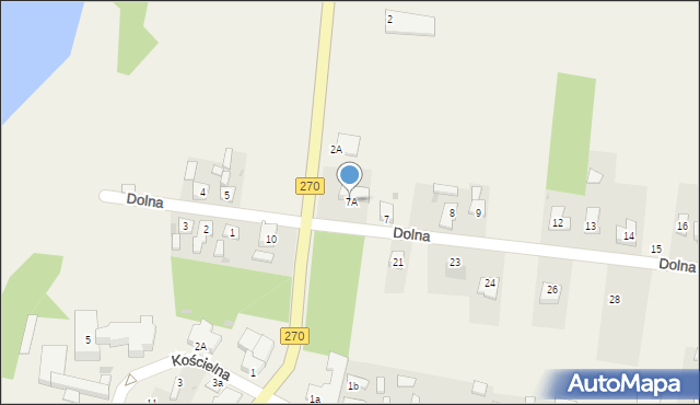 Brdów, Dolna, 7A, mapa Brdów