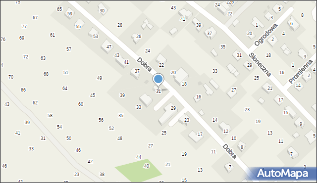 Brzozówka, Dobra, 31, mapa Brzozówka