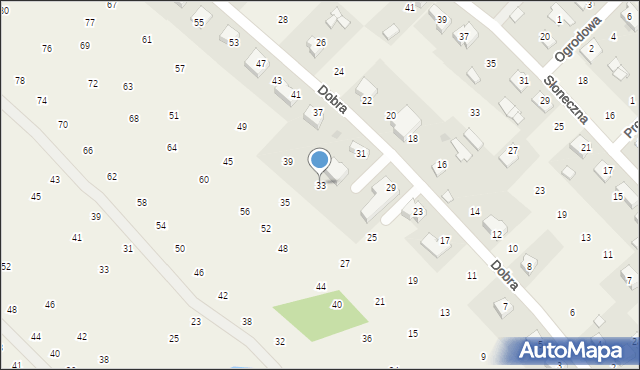 Brzozówka, Dobra, 33, mapa Brzozówka
