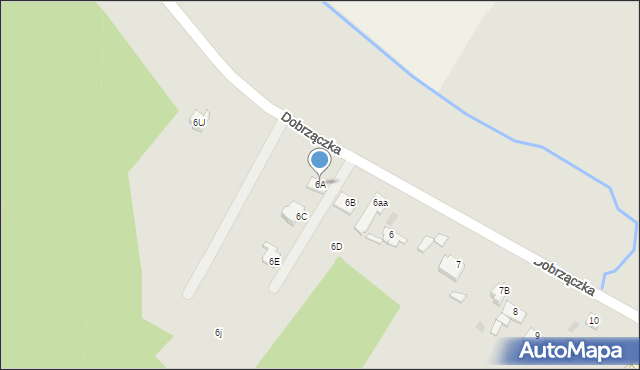 Chęciny, Dobrzączka, 6A, mapa Chęciny