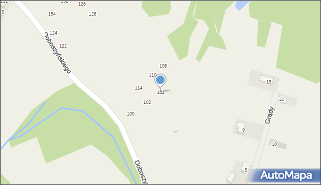 Chorowice, Doboszyńskiego Adama, 104, mapa Chorowice