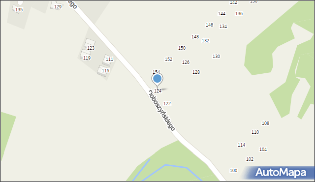 Chorowice, Doboszyńskiego Adama, 124, mapa Chorowice