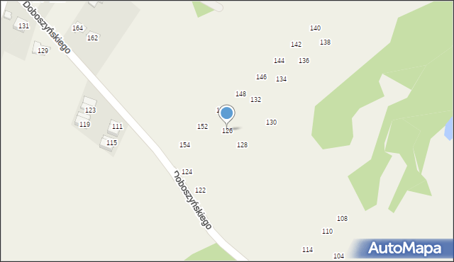 Chorowice, Doboszyńskiego Adama, 126, mapa Chorowice