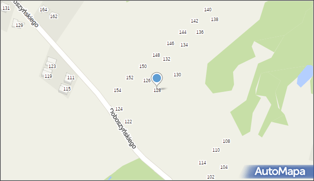 Chorowice, Doboszyńskiego Adama, 128, mapa Chorowice