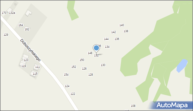 Chorowice, Doboszyńskiego Adama, 132, mapa Chorowice