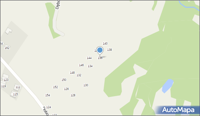 Chorowice, Doboszyńskiego Adama, 136, mapa Chorowice