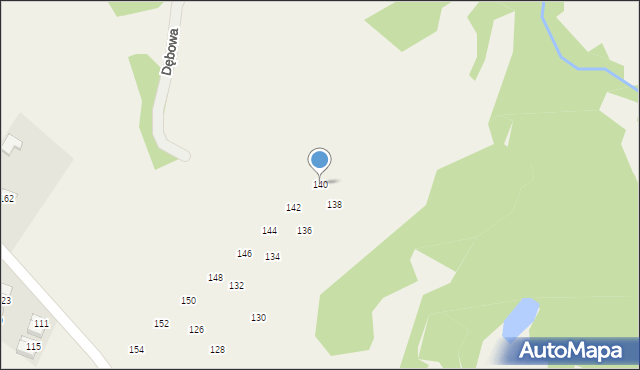 Chorowice, Doboszyńskiego Adama, 140, mapa Chorowice