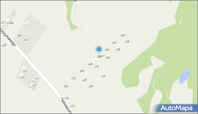 Chorowice, Doboszyńskiego Adama, 146, mapa Chorowice