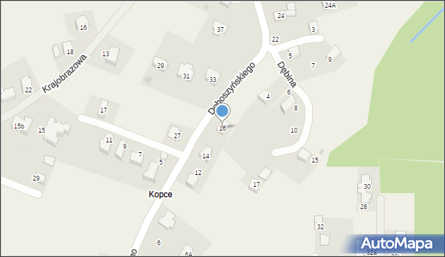 Chorowice, Doboszyńskiego Adama, 16, mapa Chorowice