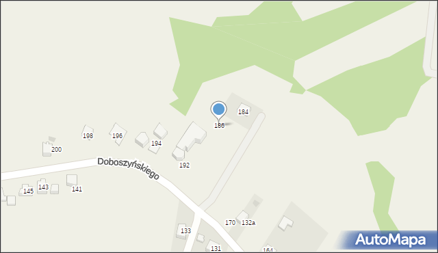 Chorowice, Doboszyńskiego Adama, 186, mapa Chorowice