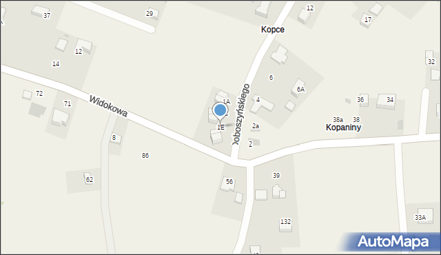 Chorowice, Doboszyńskiego Adama, 1E, mapa Chorowice