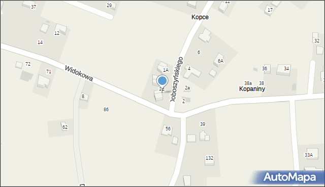 Chorowice, Doboszyńskiego Adama, 1F, mapa Chorowice