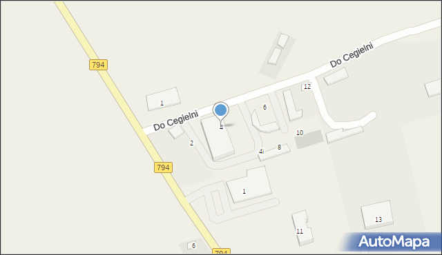 Cianowice, Do Cegielni, 4, mapa Cianowice