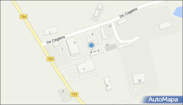 Cianowice, Do Cegielni, 4i, mapa Cianowice