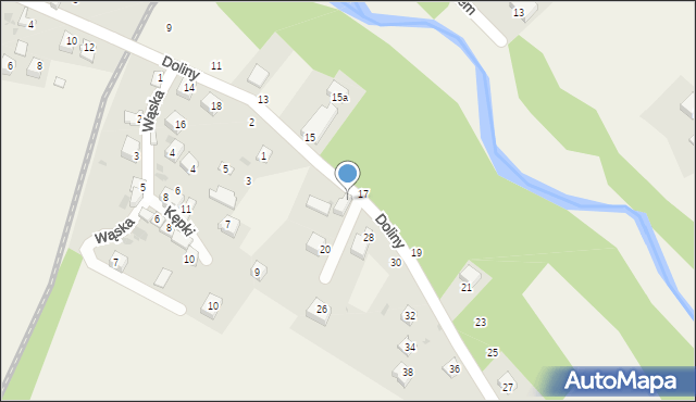 Cisiec, Doliny, 22, mapa Cisiec