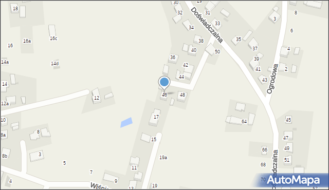 Czarków, Doświadczalna, 46, mapa Czarków