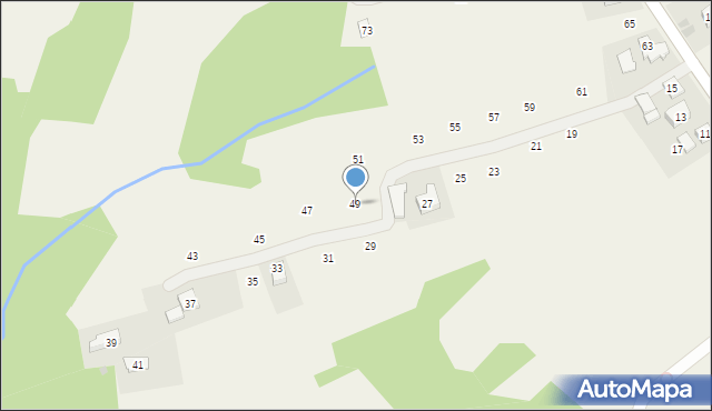 Czechówka, Dobczycka, 49, mapa Czechówka