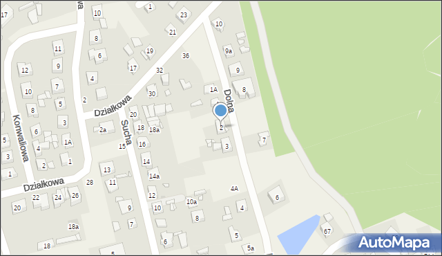 Czerwonak, Dolna, 2, mapa Czerwonak